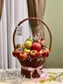 Deluxe Mixed Fruit Round Basket