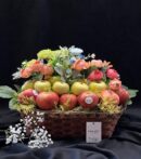 Deluxe Red & Green Apple Basket