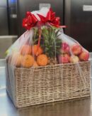 Premium Mixed Fruit Basket with Pineapple