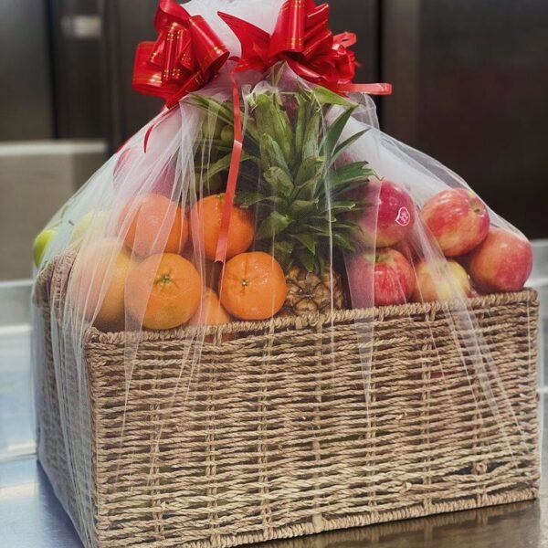 Premium Mixed Fruit Basket with Pineapple